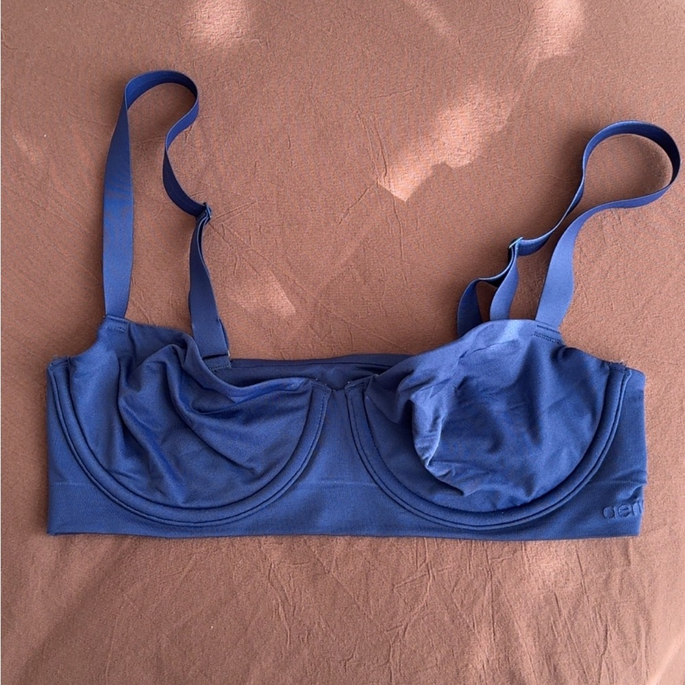 Aerie/Smoothez Navy Blue Underwire Bralette